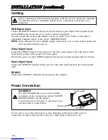 Preview for 6 page of Hitachi CP-S220 User Manual