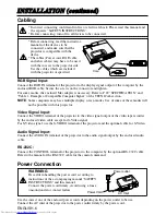 Preview for 7 page of Hitachi CP-S220W User Manual