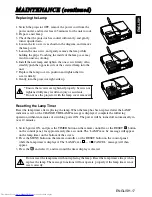 Preview for 18 page of Hitachi CP-S220W User Manual