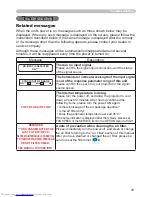 Preview for 45 page of Hitachi CP-S240W User Manual