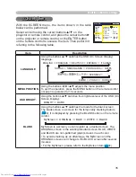 Предварительный просмотр 35 страницы Hitachi CP-S245 User Manual