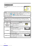 Предварительный просмотр 40 страницы Hitachi CP-S245 User Manual