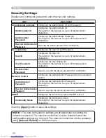 Предварительный просмотр 76 страницы Hitachi CP-S245 User Manual