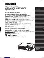 Hitachi CP-S318W User Manual preview