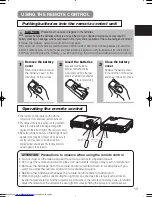 Preview for 14 page of Hitachi CP-S318W User Manual