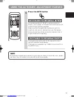 Preview for 20 page of Hitachi CP-S318W User Manual