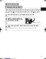 Preview for 28 page of Hitachi CP-S318W User Manual