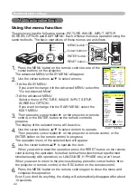 Preview for 22 page of Hitachi CP-S335 series User Manual