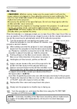 Preview for 40 page of Hitachi CP-S335 series User Manual