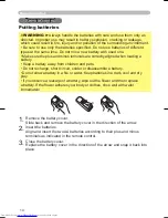 Preview for 14 page of Hitachi CP-S335 series User'S Manual And Operating Manual