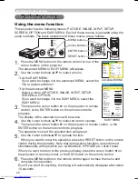 Preview for 22 page of Hitachi CP-S335 series User'S Manual And Operating Manual