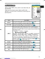 Preview for 23 page of Hitachi CP-S335 series User'S Manual And Operating Manual