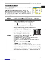 Preview for 25 page of Hitachi CP-S335 series User'S Manual And Operating Manual