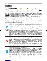 Preview for 72 page of Hitachi CP-S335 series User'S Manual And Operating Manual