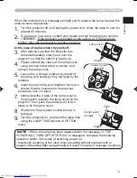 Preview for 73 page of Hitachi CP-S335 series User'S Manual And Operating Manual