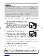 Preview for 74 page of Hitachi CP-S335 series User'S Manual And Operating Manual