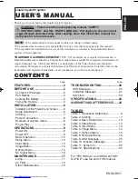 Preview for 2 page of Hitachi CP-S370W User Manual