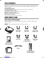 Preview for 3 page of Hitachi CP-S370W User Manual