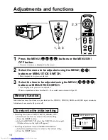 Preview for 14 page of Hitachi CP-S830E Operating Manual