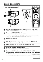 Preview for 12 page of Hitachi CP-S833E Operating Manual