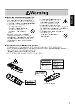 Preview for 5 page of Hitachi CP-S840E Operating Manual