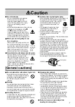 Preview for 7 page of Hitachi CP-S840E Operating Manual