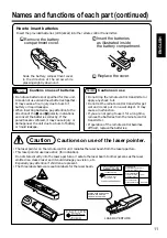 Preview for 11 page of Hitachi CP-S840E Operating Manual