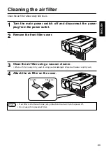 Preview for 29 page of Hitachi CP-S840E Operating Manual