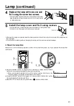 Preview for 31 page of Hitachi CP-S840E Operating Manual