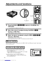 Preview for 16 page of Hitachi CP-S845 Operating Manual