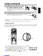 Preview for 31 page of Hitachi CP-S845 Operating Manual