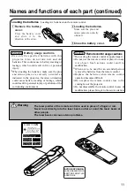 Preview for 11 page of Hitachi CP-S860E User Manual