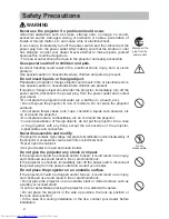 Предварительный просмотр 3 страницы Hitachi CP-SX12000 User Manual