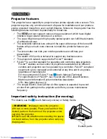 Предварительный просмотр 12 страницы Hitachi CP-SX12000 User Manual