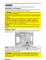 Предварительный просмотр 17 страницы Hitachi CP-SX12000 User Manual