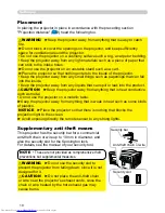 Предварительный просмотр 19 страницы Hitachi CP-SX12000 User Manual