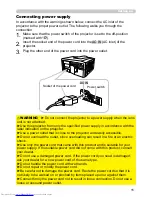 Предварительный просмотр 24 страницы Hitachi CP-SX12000 User Manual