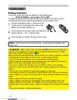 Предварительный просмотр 25 страницы Hitachi CP-SX12000 User Manual