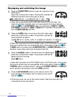 Предварительный просмотр 31 страницы Hitachi CP-SX12000 User Manual