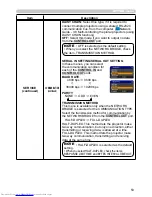 Предварительный просмотр 62 страницы Hitachi CP-SX12000 User Manual