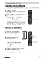 Предварительный просмотр 21 страницы Hitachi CP-SX1350 Series Operating Manual