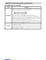 Предварительный просмотр 25 страницы Hitachi CP-SX1350 Series Operating Manual