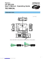 Предварительный просмотр 49 страницы Hitachi CP-SX1350 Series Operating Manual