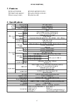 Preview for 2 page of Hitachi CP-SX1350W Service Manual