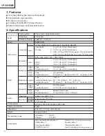 Предварительный просмотр 2 страницы Hitachi CP-SX5500W Service Manual