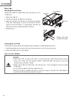 Предварительный просмотр 22 страницы Hitachi CP-SX5500W Service Manual