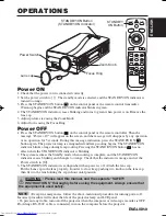 Preview for 10 page of Hitachi CP-SX5500W User Manual