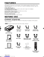 Предварительный просмотр 3 страницы Hitachi CP-SX5600W User Manual