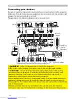 Preview for 19 page of Hitachi CP-SX635 - SXGA+ LCD Projector User Manual – Operating Manual