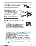 Preview for 28 page of Hitachi CP-SX635 - SXGA+ LCD Projector User Manual – Operating Manual